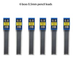 0.3 0.5 0.7 0.9 1.3 2.0mm HB Replacement Refill Leads Refill for Mechanical Pencil Automatic Pencils Stationery School Supplies