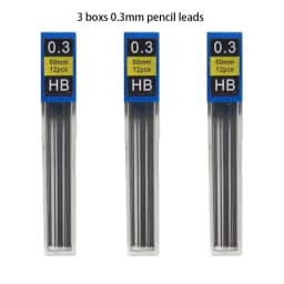 0.3 0.5 0.7 0.9 1.3 2.0mm HB Replacement Refill Leads Refill for Mechanical Pencil Automatic Pencils Stationery School Supplies