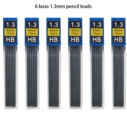 0.3 0.5 0.7 0.9 1.3 2.0mm HB Replacement Refill Leads Refill for Mechanical Pencil Automatic Pencils Stationery School Supplies