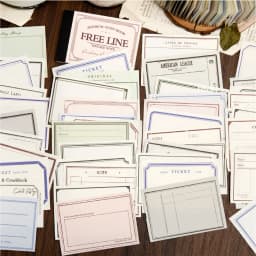 Yoofun 96 sheets Vintage Style Memo Pad Material Paper for Journal Planner Scrapbooking Materials Stationery Notes Paper