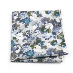 Newly-Designed Floral Print Hankerchief 100% Cotton Green Yellow Blue Hankies For Men Women Wedding Party Dinner Accessory Gift