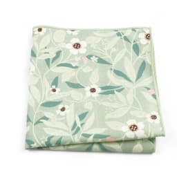 Newly-Designed Floral Print Hankerchief 100% Cotton Green Yellow Blue Hankies For Men Women Wedding Party Dinner Accessory Gift