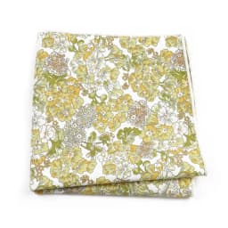 Newly-Designed Floral Print Hankerchief 100% Cotton Green Yellow Blue Hankies For Men Women Wedding Party Dinner Accessory Gift