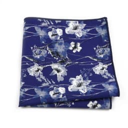 Newly-Designed Floral Print Hankerchief 100% Cotton Green Yellow Blue Hankies For Men Women Wedding Party Dinner Accessory Gift