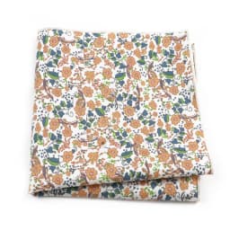 Newly-Designed Floral Print Hankerchief 100% Cotton Green Yellow Blue Hankies For Men Women Wedding Party Dinner Accessory Gift