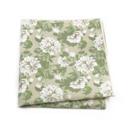 Newly-Designed Floral Print Hankerchief 100% Cotton Green Yellow Blue Hankies For Men Women Wedding Party Dinner Accessory Gift