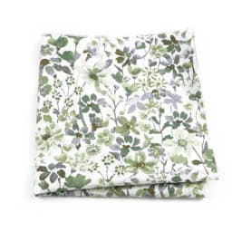 Newly-Designed Floral Print Hankerchief 100% Cotton Green Yellow Blue Hankies For Men Women Wedding Party Dinner Accessory Gift