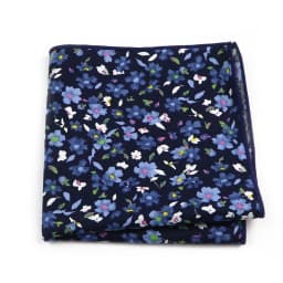 Newly-Designed Floral Print Hankerchief 100% Cotton Green Yellow Blue Hankies For Men Women Wedding Party Dinner Accessory Gift