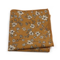 Newly-Designed Floral Print Hankerchief 100% Cotton Green Yellow Blue Hankies For Men Women Wedding Party Dinner Accessory Gift