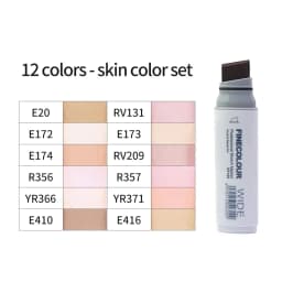 Finecolour 20mm Wide Markers Set POP Alcohol Line Sketching Art Markers Pen Drawing For Drawing Art Supplies EF105