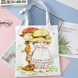 Cute Printed Sarah Kay Tote Shopping Bags Recycling Shopper Shoulder Funny Handbag 30x35cm 1014
