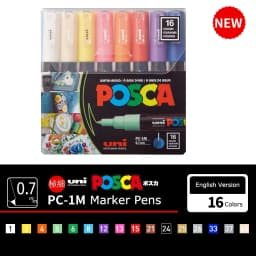 POSCA Permanent Marker or Multi-Function Carrying Case, Zippered Canvas Pen Holder for 72 Markers Lipsticks Organize Stationary