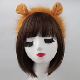 Lion Headband Tail Gloves Cosplay Kawaii Animal Ears Headdress Tie Halloween Party Wearings Adults Xmas Decor DIY Accessories