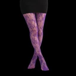 Trendy Women's Branches Patterned Colored Lace Fishnet Tights Y2K Branch with Leaves Pattern Red Fishnets Ladies Net Pantyhose