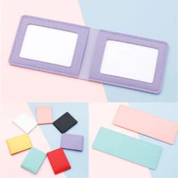 Mini ID Card Holders Business Credit Card Holder PU Leather Organizer Card Bag Men/Women Driver's License Leather Case