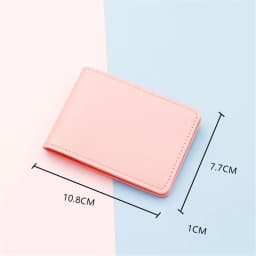 Mini ID Card Holders Business Credit Card Holder PU Leather Organizer Card Bag Men/Women Driver's License Leather Case