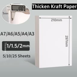 White Card Paper A4 High Quality Thickened Hard A5 Paperboard Diy Blank Postcard A7 Small Cardboard Scrapbooking Handmake Tools