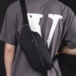 Men Fanny Pack Waist Belt Bag Waterproof Nylon Multi-purpose Travel Climb Sports Fashion Male Sling Chest Bum Hip Pack Bags