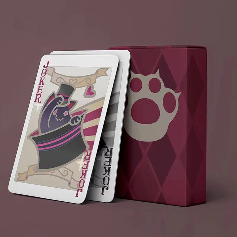 Game Genshin Impact Lyney/Lynette Magic Poker Playing Cards Best Collection Cosplay Props Accessories