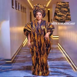 Recommend Luxury Women's Elegant Dress Jacquard Fabric African Woman Boubou Hooked Cloak Africa Clothing