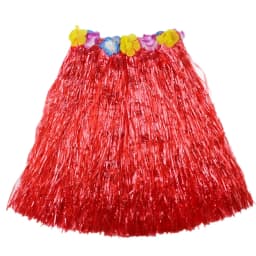 Ladies Women Hawaii Fancy Dress Grass Skirt Hula Hawaiian Full Charming 40CM