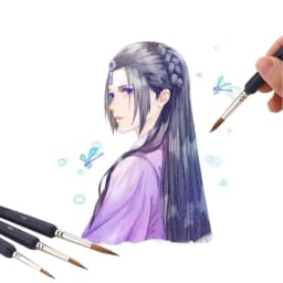 11/22pcs Miniature Hook Line Pen Art Detail Paint Brushes Set Nylon Hair Painting Brushes for Gouache Watercolor Oil Face Nail