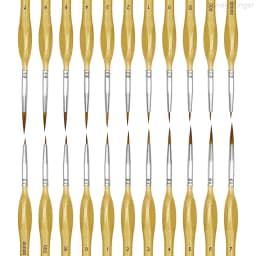 11/22pcs Miniature Hook Line Pen Art Detail Paint Brushes Set Nylon Hair Painting Brushes for Gouache Watercolor Oil Face Nail