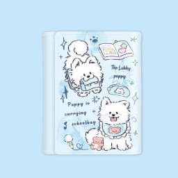 PU Leather Money Coin Purse Mini INS Style 3 Folds Credit Card Holoder Cute Kitten Dog Card Wallets for Girls Students Gift