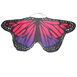 Colorful Butterfly Wings Shawl Poncho Scarf Ladies Fairy Cosplay Performance Accessories Shawl
