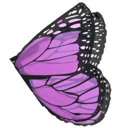 Colorful Butterfly Wings Shawl Poncho Scarf Ladies Fairy Cosplay Performance Accessories Shawl