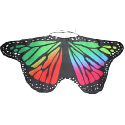 Colorful Butterfly Wings Shawl Poncho Scarf Ladies Fairy Cosplay Performance Accessories Shawl