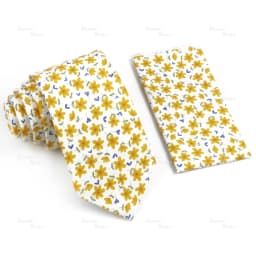 Novelty Floral Cotton Mens Casual Tie Set Fit Wedding Party Green Pink Blue Necktie Pocket Square Romantic Gravata Accessory
