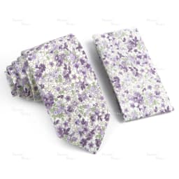 Novelty Floral Cotton Mens Casual Tie Set Fit Wedding Party Green Pink Blue Necktie Pocket Square Romantic Gravata Accessory