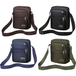 Men's Shoulder Bag Messenger Bag Casual Waterproof Oxford cloth Zipper Pocket Handbag Fashion Tote Travel Male Crossbody Bags