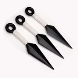 3pcs Anime Ninja Darts Cosplay Hatake Kakashi Uchiha Sasuke Kunai Shuriken Akatsuki Throwing Weapon Props Toy Gift