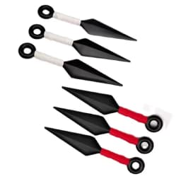 3pcs Anime Ninja Darts Cosplay Hatake Kakashi Uchiha Sasuke Kunai Shuriken Akatsuki Throwing Weapon Props Toy Gift