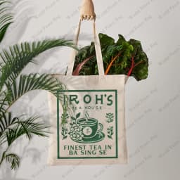 1 PC Uncle Iroh's Tea House Avatar the Last Airbender Tote Bag, Atla Tote Bag, Atla Gift, Jasmine Dragon Tea, Best Gift For Her
