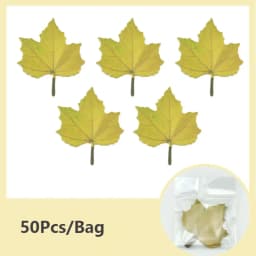 50 Sheets Cartoon Maple Leaves Sticky Notes Sticker Memo Pad Planner Tearable Note Paper Stationery Office Supplies
