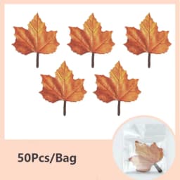 50 Sheets Cartoon Maple Leaves Sticky Notes Sticker Memo Pad Planner Tearable Note Paper Stationery Office Supplies