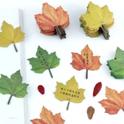 50 Sheets Cartoon Maple Leaves Sticky Notes Sticker Memo Pad Planner Tearable Note Paper Stationery Office Supplies