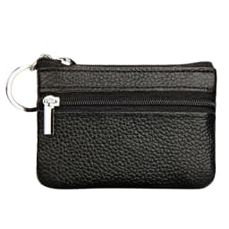Women'S Small Change Money Bags Pocket Wallets With Key Ring Portable Functional Pouch Zipper Card Wallet Pu Coin Purses
