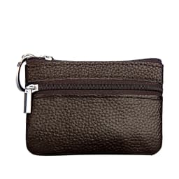 Women'S Small Change Money Bags Pocket Wallets With Key Ring Portable Functional Pouch Zipper Card Wallet Pu Coin Purses