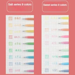 Languo 198/6 PCS Drawing Highlighter Morandi Gel Pen Diary Scrapbook Painting DIY Gel Pen Office School Supplies Stationery