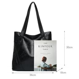 PU Zipper High Quality Women's Shoulder Bag 2024 Soft Faced Large Capacity Fashionable Commuting Women's Shoulder Bag