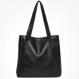 PU Zipper High Quality Women's Shoulder Bag 2024 Soft Faced Large Capacity Fashionable Commuting Women's Shoulder Bag