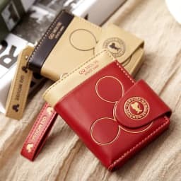 Explosion-style Women's Short Wallet Korean PU Leather Cute cartoon Student Zipper Handbag Multi-Card Folding Daily Pocket Walle