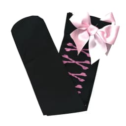 Hot Girl Bone Bow Socks Streetwear Girls Black Sweet Cute Pink Y2K Harajuku Lolita Fishnet Stockings Thigh High Stockings