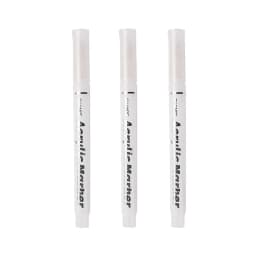 3Pcs/Set High-gloss Acrylic Markers Gold Silver White Painting Graffiti Pens, Waterproof Ink,Practical Portable Markers