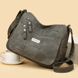 Women's Canvas Shoulder Bag Fashion Multi-functional Outdoor Shoulder Bag Women's Commuter Large Capacity Shoulder Bag Crossbody