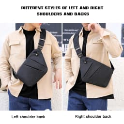 Sling Bag for Women Crossbody Lightweight -Proof Thin Fanny Pack Multifunctional Gift for Teens Adults